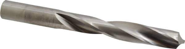M.A. Ford - 17/32" 118° Solid Carbide Jobber Drill - Bright Finish, Right Hand Cut, Spiral Flute, Straight Shank, 5" OAL, Faceted Point - USA Tool & Supply