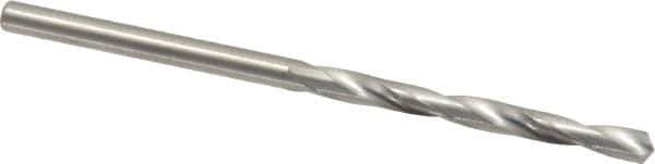 M.A. Ford - #40 118° Solid Carbide Jobber Drill - Bright Finish, Right Hand Cut, Spiral Flute, Straight Shank, 2" OAL, Faceted Point - USA Tool & Supply