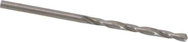 M.A. Ford - #48 118° Solid Carbide Jobber Drill - Bright Finish, Right Hand Cut, Spiral Flute, Straight Shank, 1-3/4" OAL, Faceted Point - USA Tool & Supply