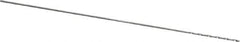 M.A. Ford - #80 118° Solid Carbide Jobber Drill - Bright Finish, Right Hand Cut, Spiral Flute, Straight Shank, 1-1/2" OAL, Faceted Point - USA Tool & Supply