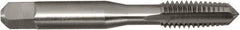 Vermont Tap & Die - #4-48 UNF 2B 3 Flute Bright Finish High Speed Steel Straight Flute Standard Hand Tap - Taper, Right Hand Thread, 1-7/8" OAL, 9/16" Thread Length, H2 Limit, Oversize - USA Tool & Supply