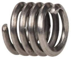 Heli-Coil - #4-40 UNC, 0.168" OAL, Free Running Helical Insert - 4-3/4 Free Coils, Tangless, 304 Stainless Steel, Bright Finish, 1-1/2D Insert Length - USA Tool & Supply