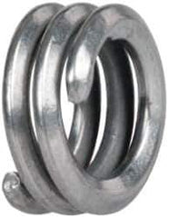 Heli-Coil - #6-32 UNC, 0.138" OAL, Free Running Helical Insert - 2-3/4 Free Coils, Tangless, 304 Stainless Steel, Bright Finish, 1D Insert Length - USA Tool & Supply