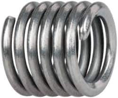 Heli-Coil - #8-32 UNC, 0.246" OAL, Free Running Helical Insert - 6 Free Coils, Tangless, 304 Stainless Steel, Bright Finish, 1-1/2D Insert Length - Exact Industrial Supply