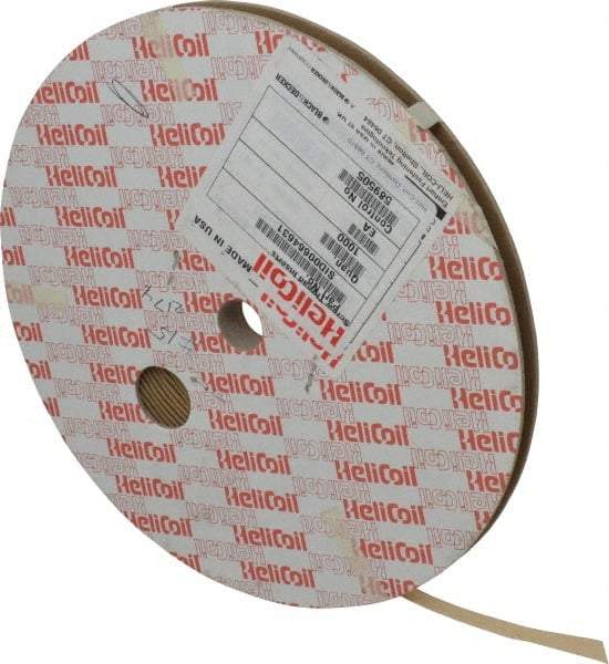 Heli-Coil - #6-32 UNC, 0.138" OAL, Free Running Helical Insert - 2-3/4 Free Coils, Tangless, 304 Stainless Steel, 1D Insert Length - Exact Industrial Supply