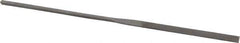 Value Collection - 4" Needle Precision Swiss Pattern Equalling File - 2 Cut, 4" Width Diam x 0.04" Thick, Handle - USA Tool & Supply