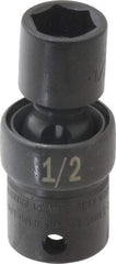 SK - 3/8" Drive 1/2" Standard Universal Impact Socket - 6 Points, 2-9/64" OAL - USA Tool & Supply