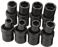 SK - 3/8" Drive 3/4" Standard Universal Impact Socket - 6 Points, 2-3/8" OAL - USA Tool & Supply