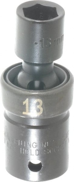 SK - 1/2" Drive 13mm Standard Universal Impact Socket - USA Tool & Supply