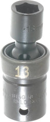 SK - 1/2" Drive 13mm Standard Universal Impact Socket - USA Tool & Supply