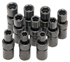 SK - 1/2" Drive 18mm Standard Universal Impact Socket - 6 Points, 2-55/64" OAL - USA Tool & Supply
