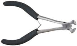 Value Collection - 5-1/2" OAL, End Cutting Pliers - 1/2" Jaw Length x 9/16" Jaw Width, Plastic Coated Handle - USA Tool & Supply