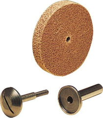 3M - 6" Diam, 1" Face Width, 5/8" Center Hole, Very Coarse Grade, Silicon Carbide Deburring Wheel - Unitized, Hard Density 7 Grade, 7,000 RPM - USA Tool & Supply