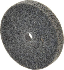 3M - 1-1/2" Diam, 1/4" Face Width, 3/16" Center Hole, Medium Grade, Silicon Carbide Deburring Wheel - Unitized, Hard Density 7 Grade, 30,100 RPM - USA Tool & Supply