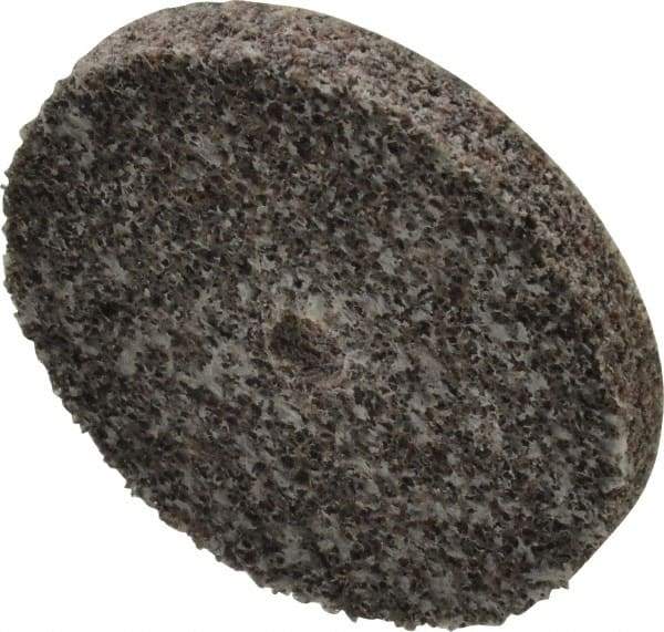 3M - 2" Diam, 1/4" Face Width, 1/4" Center Hole, Coarse Grade, Aluminum Oxide Deburring Wheel - Unitized, Hard Density 7 Grade, 22,100 RPM - USA Tool & Supply