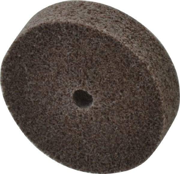 3M - 2" Diam, 1/2" Face Width, 1/4" Center Hole, Medium Grade, Aluminum Oxide Deburring Wheel - Unitized, Hard Density 7 Grade, 22,100 RPM - USA Tool & Supply