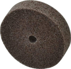 3M - 2" Diam, 1/2" Face Width, 1/4" Center Hole, Medium Grade, Aluminum Oxide Deburring Wheel - Unitized, Hard Density 7 Grade, 22,100 RPM - USA Tool & Supply