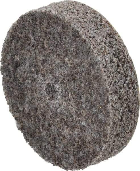 3M - 2" Diam, 1/2" Face Width, 1/4" Center Hole, Coarse Grade, Aluminum Oxide Deburring Wheel - Unitized, Hard Density 7 Grade, 22,100 RPM - USA Tool & Supply