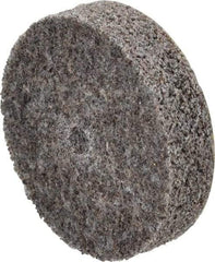3M - 2" Diam, 1/2" Face Width, 1/4" Center Hole, Coarse Grade, Aluminum Oxide Deburring Wheel - Unitized, Hard Density 7 Grade, 22,100 RPM - USA Tool & Supply