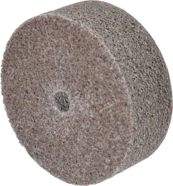 3M - 2" Diam, 3/4" Face Width, 1/4" Center Hole, Fine Grade, Aluminum Oxide Deburring Wheel - Unitized, Medium Density 5 Grade, 22,100 RPM - USA Tool & Supply