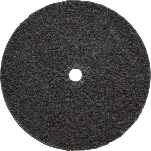 3M - 3" Diam, 1/4" Face Width, 1/4" Center Hole, Fine Grade, Aluminum Oxide Deburring Wheel - Unitized, Medium Density 5 Grade, 18,100 RPM - USA Tool & Supply