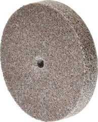 3M - 3" Diam, 1/2" Face Width, 1/4" Center Hole, Medium Grade, Aluminum Oxide Deburring Wheel - Unitized, Hard Density 7 Grade, 15,100 RPM - USA Tool & Supply