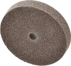 3M - 3" Diam, 1/2" Face Width, 3/8" Center Hole, Fine Grade, Aluminum Oxide Deburring Wheel - Unitized, Medium Density 5 Grade, 15,100 RPM - USA Tool & Supply