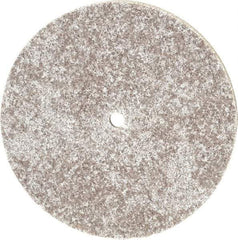 3M - 4" Diam, 1/4" Face Width, 1/4" Center Hole, Fine Grade, Aluminum Oxide Deburring Wheel - Unitized, Medium Density 5 Grade, 12,100 RPM - USA Tool & Supply
