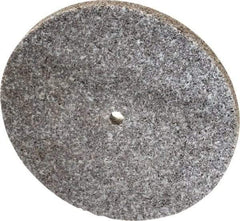 3M - 4" Diam, 1/4" Face Width, 1/4" Center Hole, Coarse Grade, Aluminum Oxide Deburring Wheel - Unitized, Hard Density 7 Grade, 12,100 RPM - USA Tool & Supply
