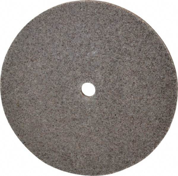 3M - 6" Diam, 1/4" Face Width, 1/2" Center Hole, Coarse Grade, Aluminum Oxide Deburring Wheel - Unitized, Hard Density 7 Grade, 7,500 RPM - USA Tool & Supply