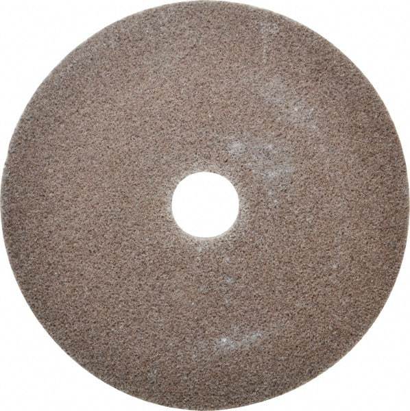 3M - 6" Diam, 1" Face Width, 1" Center Hole, Medium Grade, Aluminum Oxide Deburring Wheel - Unitized, Hard Density 7 Grade, 7,500 RPM - USA Tool & Supply