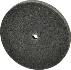 3M - 3" Diam, 1/4" Face Width, 1/4" Center Hole, Fine Grade, Silicon Carbide Deburring Wheel - Unitized, Hard Density 7 Grade, 18,100 RPM - USA Tool & Supply