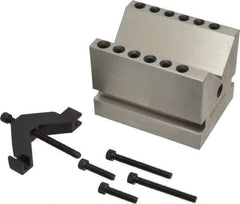 SPI - 2-3/8" Max Capacity, 90° Angle, Hardened Steel V-Block - 3" Long x 4" Wide x 3" High, Sold as Individual - USA Tool & Supply