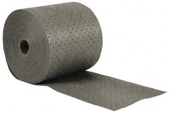 Brady SPC Sorbents - 20 Gal Capacity per Package, Universal Roll - 150' Long x 15" Wide, Gray, Polypropylene - USA Tool & Supply