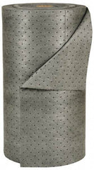 Brady SPC Sorbents - 50 Gal Capacity per Package, Universal Roll - 150' Long x 30" Wide, Gray, Polypropylene - USA Tool & Supply