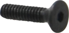 Value Collection - #2-56 UNC Hex Socket Drive, 82° Flat Screw - Alloy Steel, Black Oxide Finish, Fully Threaded, 3/8" OAL - USA Tool & Supply