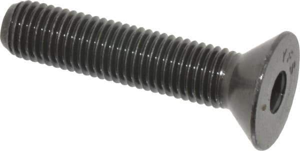 Value Collection - 5/16-24 UNF Hex Socket Drive, 82° Flat Screw - Alloy Steel, Black Oxide Finish, Fully Threaded, 1-1/2" OAL - USA Tool & Supply