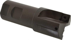 Kennametal - 1-1/2" Cut Diam, 11.94mm Max Depth of Cut, 1-1/4" Shank Diam, 4.03" OAL, Indexable Square Shoulder End Mill - SPEB 422 Inserts, Cylindrical Shank, 0° Lead Angle - USA Tool & Supply