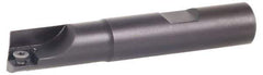 Kennametal - 1-3/4" Cut Diam, 11.94mm Max Depth of Cut, 1-1/4" Shank Diam, 4.78" OAL, Indexable Square Shoulder Centercutting End Mill - SPEB 422 Inserts, Weldon Shank, 0° Lead Angle, Through Coolant - USA Tool & Supply