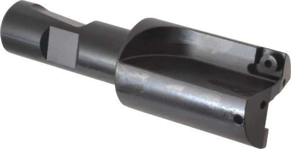 Kennametal - 1-1/4" Cut Diam, 8.64mm Max Depth of Cut, 3/4" Shank Diam, 4" OAL, Indexable Square Shoulder Centercutting End Mill - SPEB 322 Inserts, Weldon Shank, 0° Lead Angle, Through Coolant - USA Tool & Supply