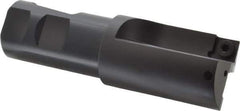 Kennametal - 1-1/2" Cut Diam, 11.94mm Max Depth of Cut, 1-1/4" Shank Diam, 4.78" OAL, Indexable Square Shoulder Centercutting End Mill - SPEB 422 Inserts, Weldon Shank, 0° Lead Angle, Through Coolant - USA Tool & Supply