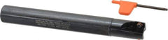Kennametal - 1" Cut Diam, 1/2" Max Depth of Cut, 1" Shank Diam, 7.85" OAL, Indexable Square Shoulder End Mill - ADKT 1545.. Inserts, Cylindrical Shank, 0° Lead Angle - USA Tool & Supply