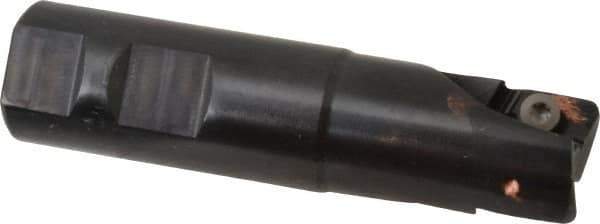 Kennametal - 1" Cut Diam, 18.03mm Max Depth of Cut, 1" Shank Diam, 102.36mm OAL, Indexable Square Shoulder End Mill - EC18.., EP18.. Inserts, Weldon Shank, 0° Lead Angle, Through Coolant - USA Tool & Supply