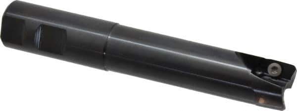 Kennametal - 1" Cut Diam, 18.03mm Max Depth of Cut, 1" Shank Diam, 153.16mm OAL, Indexable Square Shoulder End Mill - EC18.., EP18.. Inserts, Weldon Shank, 0° Lead Angle, Through Coolant - USA Tool & Supply