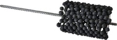 Brush Research Mfg. - 3" to 3-1/4" Bore Diam, 120 Grit, Silicon Carbide Flexible Hone - Fine, 13-1/2" OAL - USA Tool & Supply