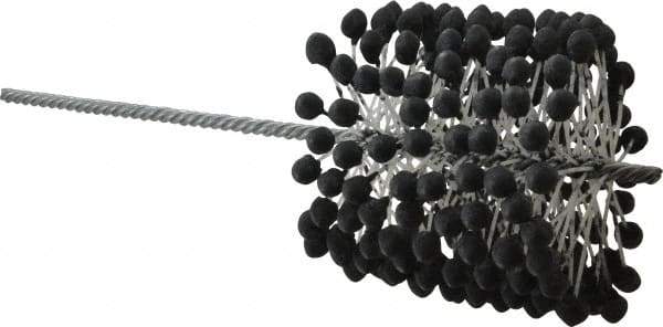 Brush Research Mfg. - 5-1/2" to 6" Bore Diam, 120 Grit, Silicon Carbide Flexible Hone - Fine, 17-1/2" OAL - USA Tool & Supply