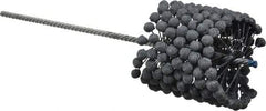 Brush Research Mfg. - 3-7/8" to 4-1/8" Bore Diam, 240 Grit, Silicon Carbide Flexible Hone - Extra Fine, 13-1/2" OAL - USA Tool & Supply