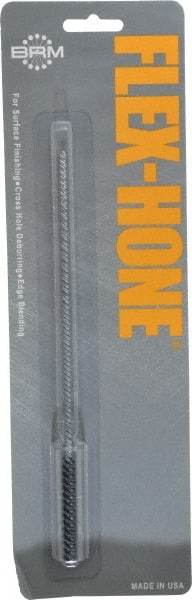 Brush Research Mfg. - 0.276" Bore Diam, 240 Grit, Silicon Carbide Flexible Hone - Extra Fine, 8" OAL - USA Tool & Supply