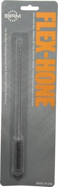 Brush Research Mfg. - 0.433" Bore Diam, 180 Grit, Silicon Carbide Flexible Hone - Extra Fine, 8" OAL - USA Tool & Supply