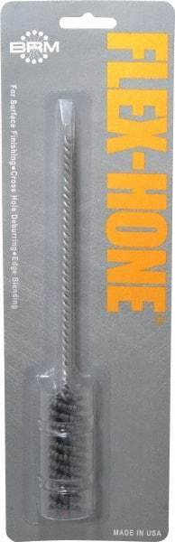Brush Research Mfg. - 5/8" Bore Diam, 180 Grit, Silicon Carbide Flexible Hone - Extra Fine, 8" OAL - USA Tool & Supply